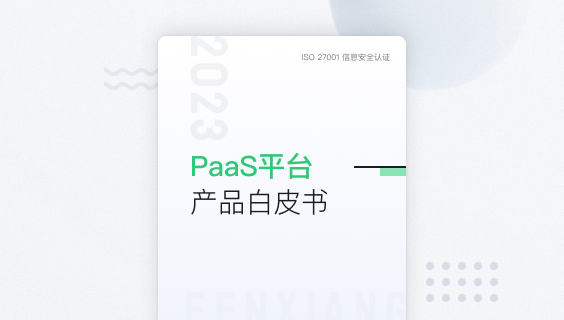 PaaS平台产品白皮书