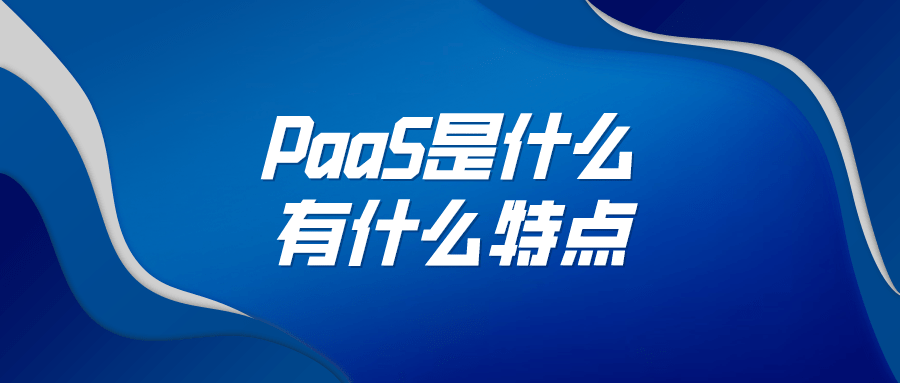 paas是什么 有什么特点