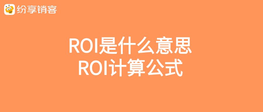ROI是什么意思 ROI计算公式