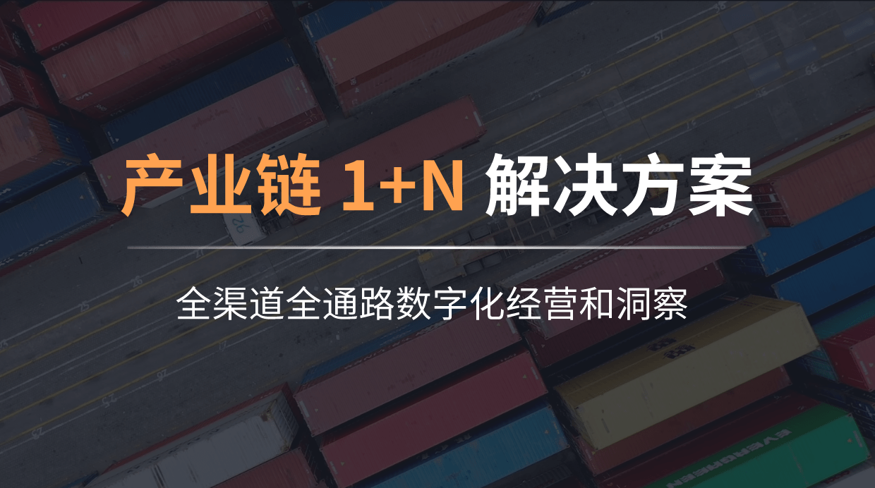 产业链1+N数字化转型方案视频介绍