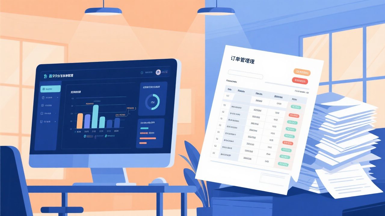 订单管理系统与传统手工管理的核心区别