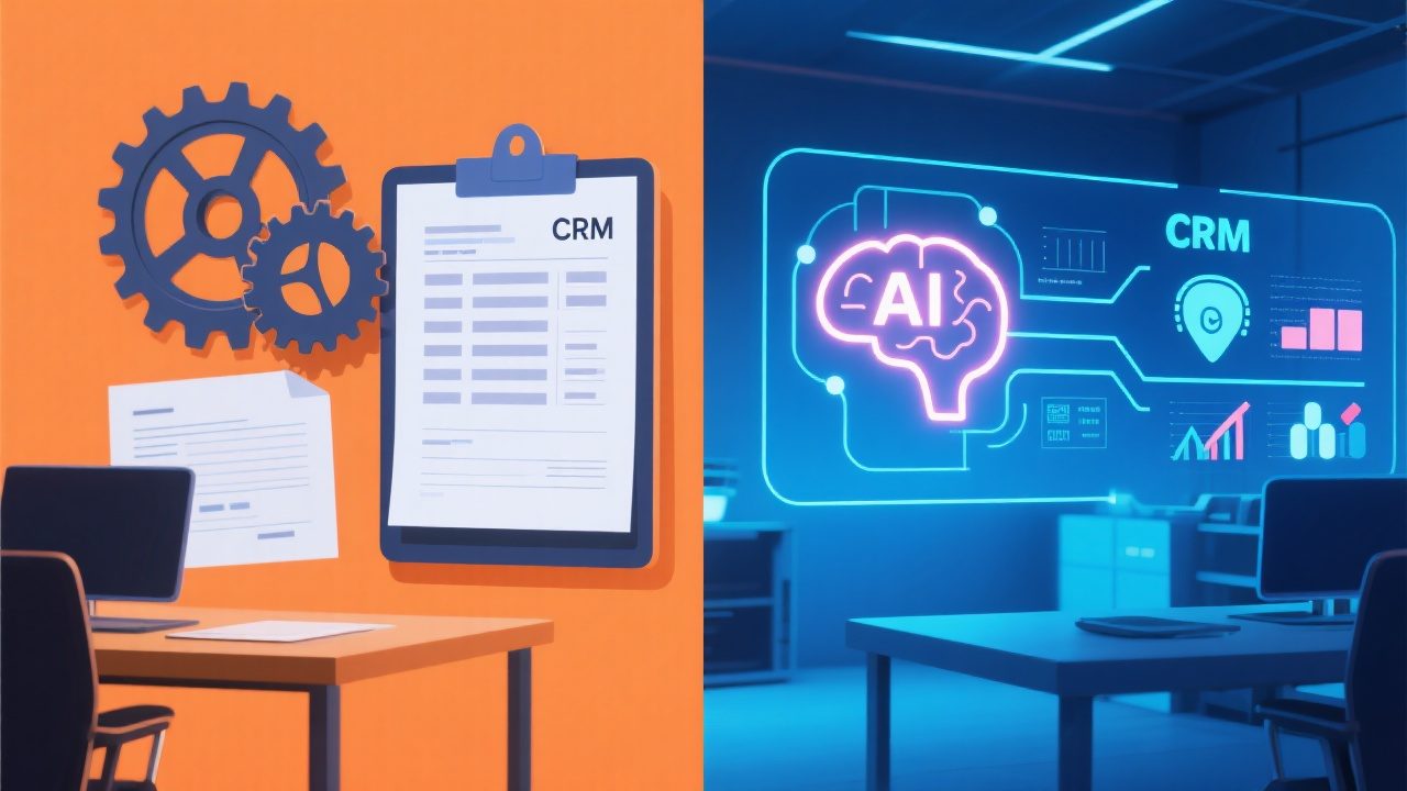 AI驱动CRM系统与传统CRM的核心区别