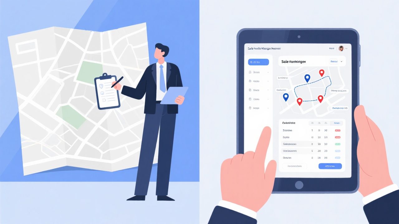 销售拜访管理软件和传统拜访方式的区别