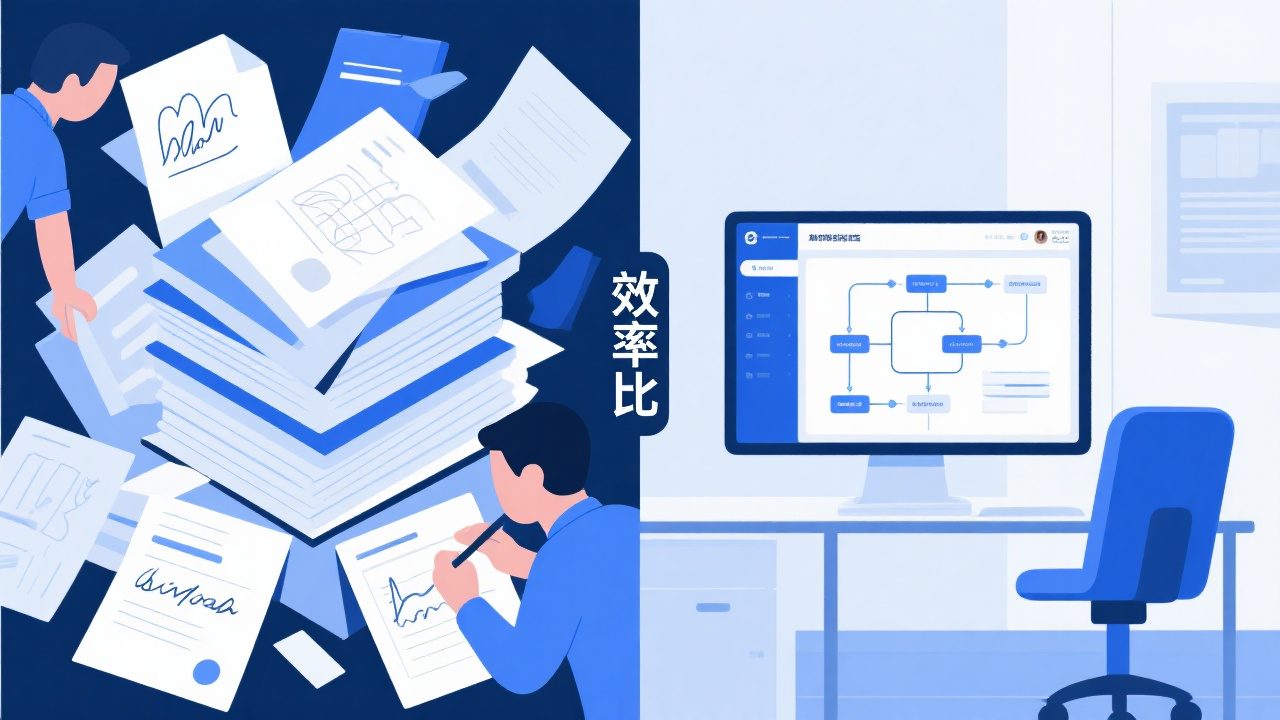 服务流程管理系统与手工管理的主要区别