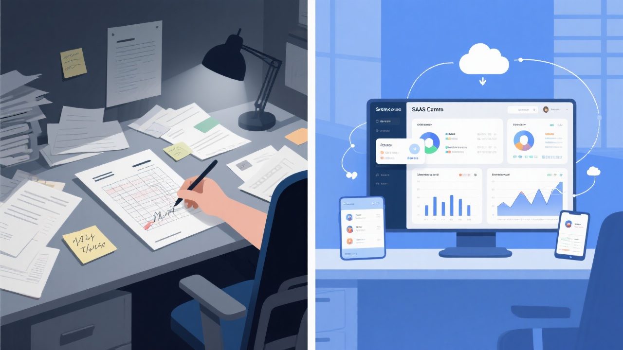 SaaS CRM软件与传统方法的核心区别