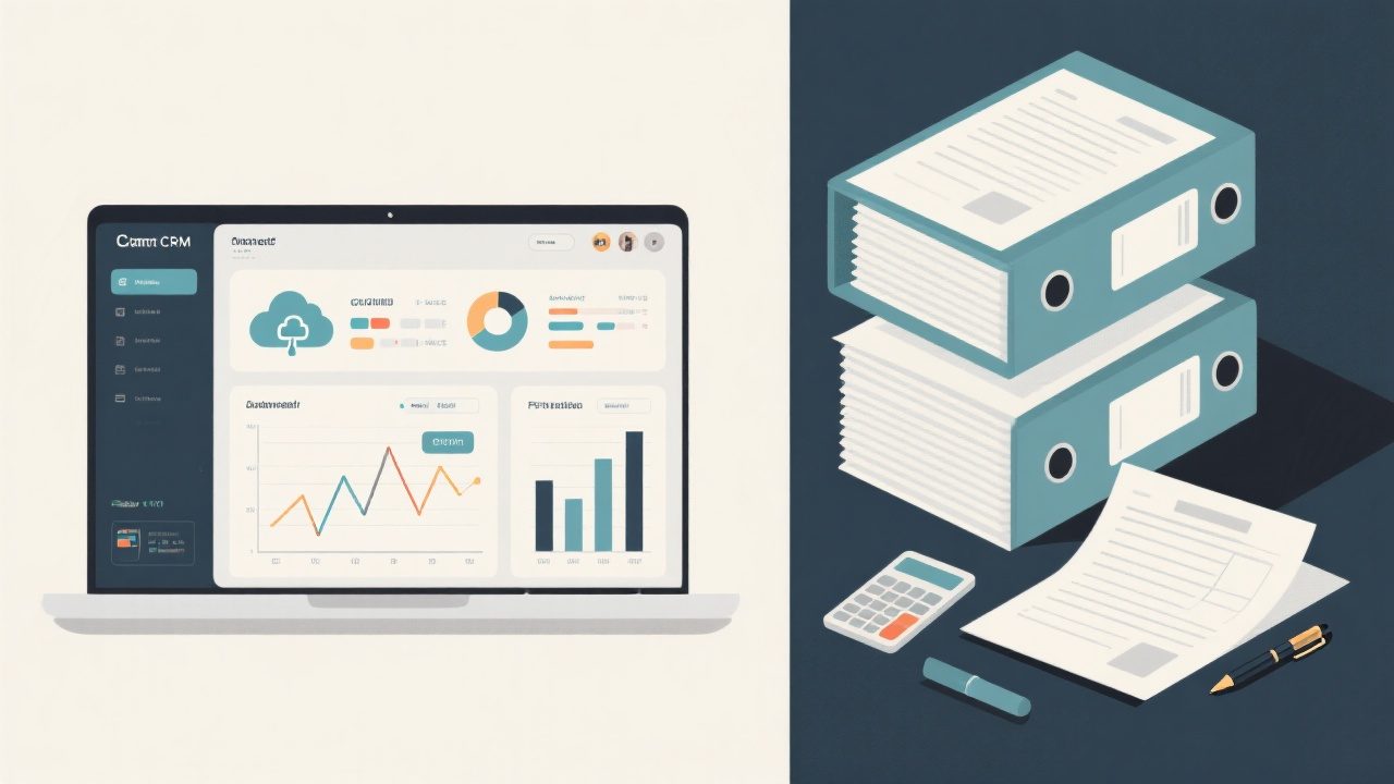 CRM客户关系管理系统与传统客户管理方法的对比分析