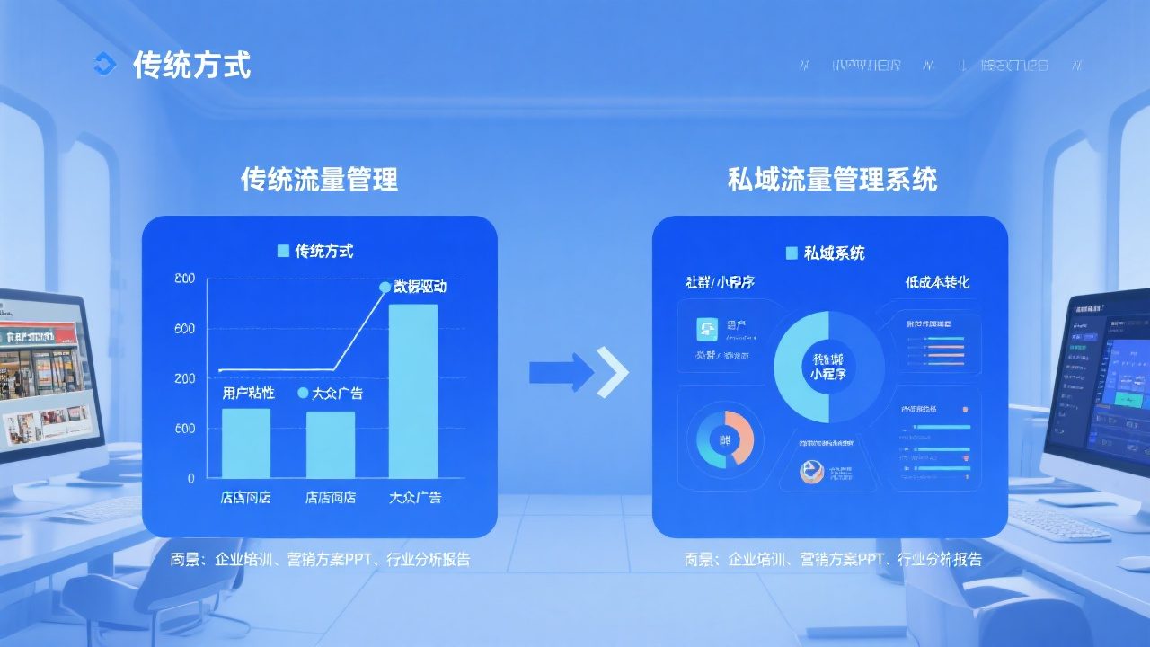 私域流量管理系统与传统方法的核心区别