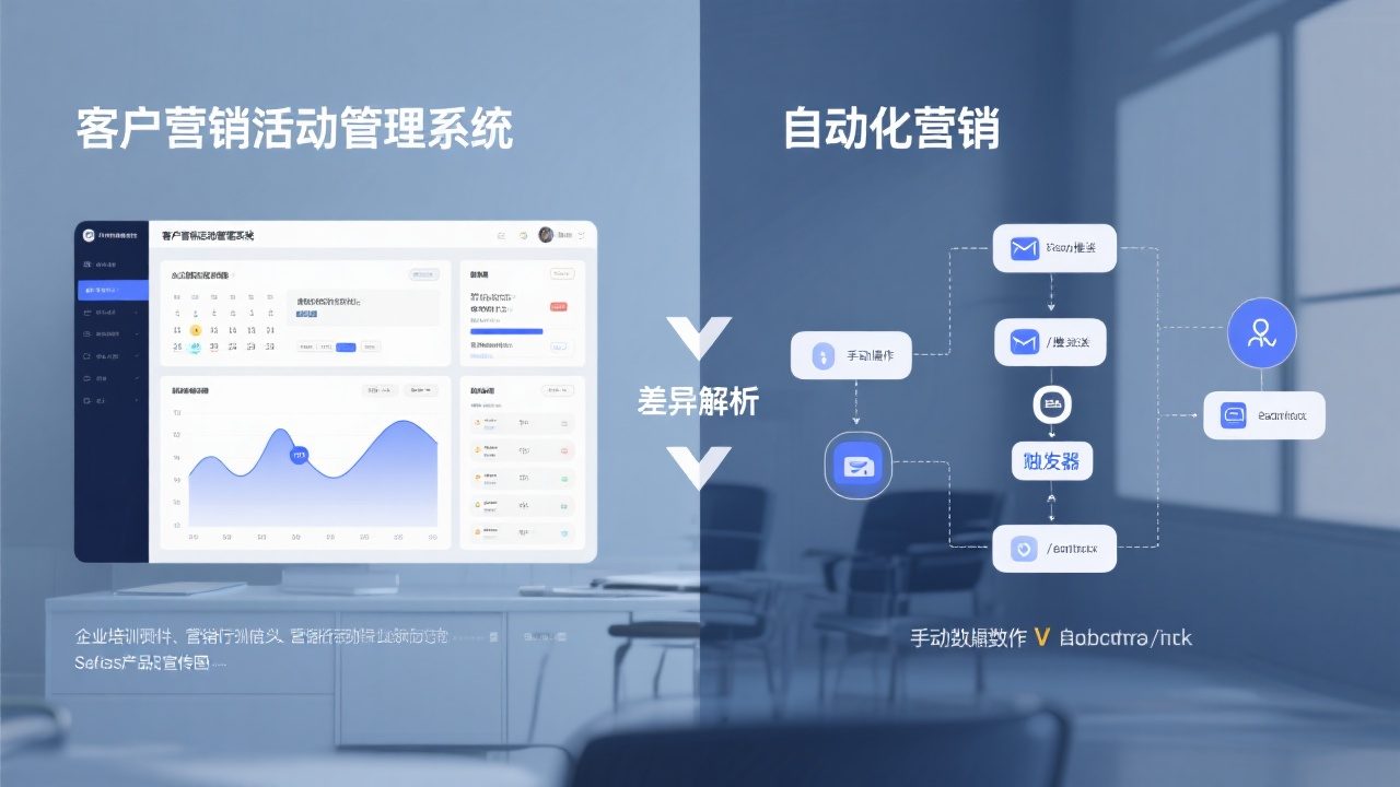 客户营销活动管理系统和自动化营销的差异解析 