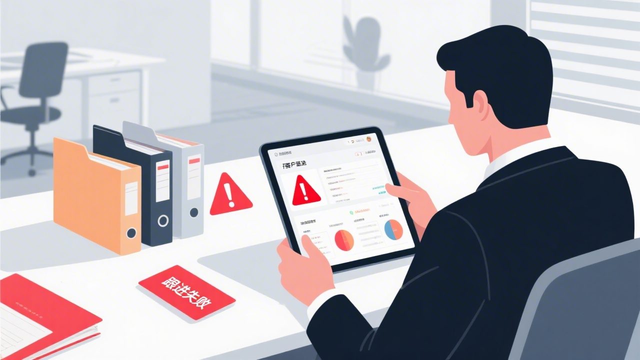 客户跟进管理应用中常见的失败原因