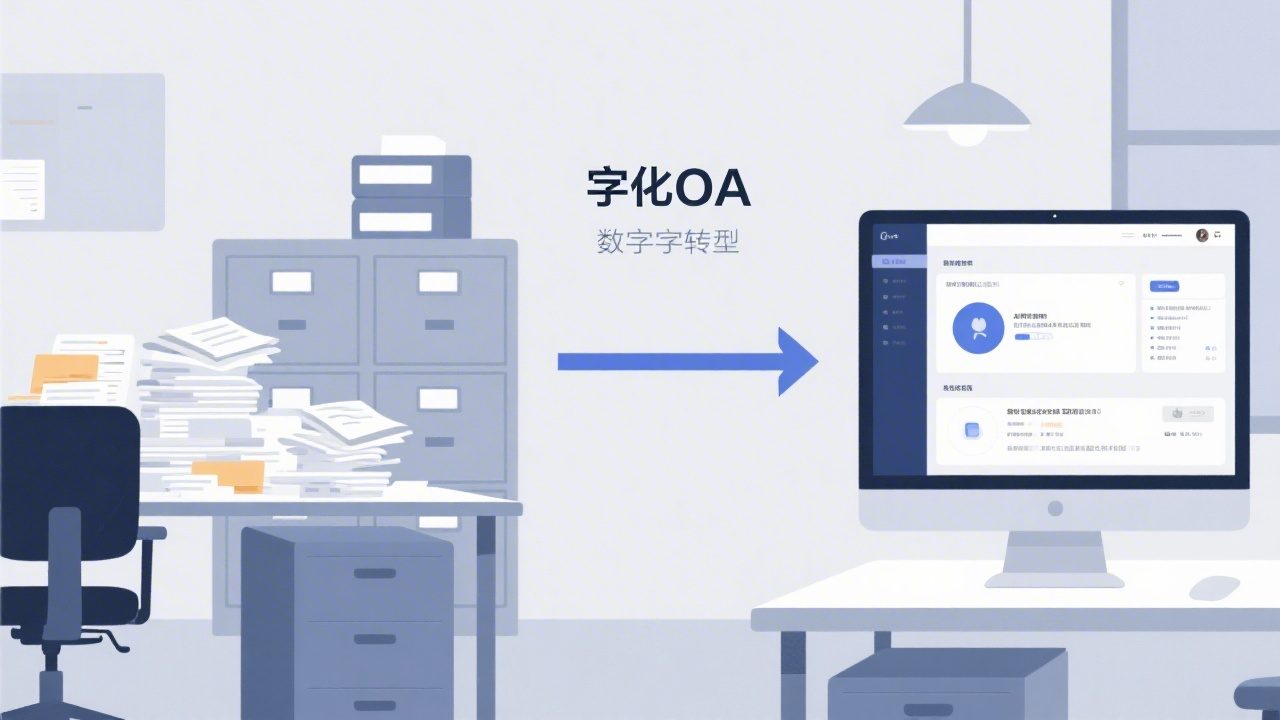 OA办公自动化系统与传统办公方式的核心区别