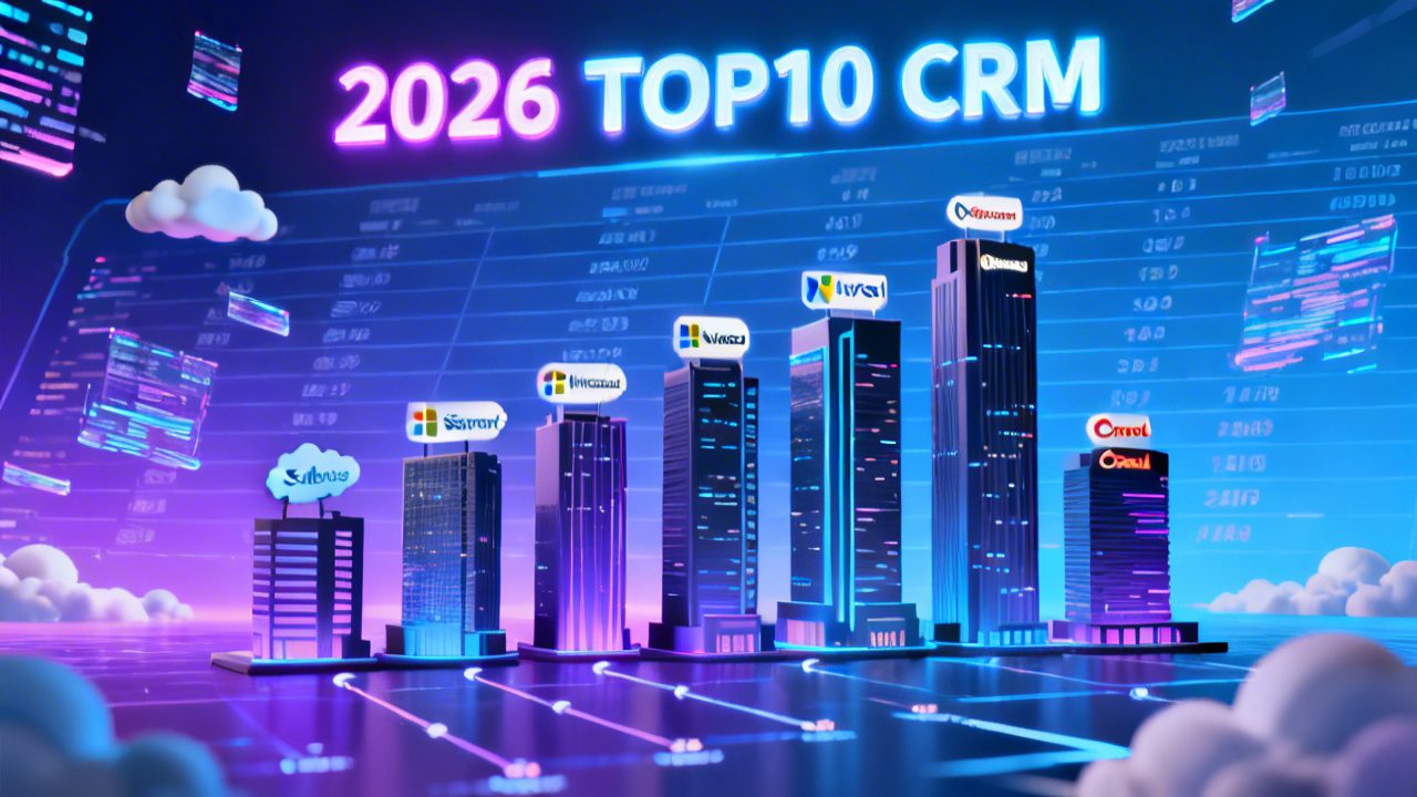 2026年全球CRM系统排名前十的公司有哪些？权威榜单解析