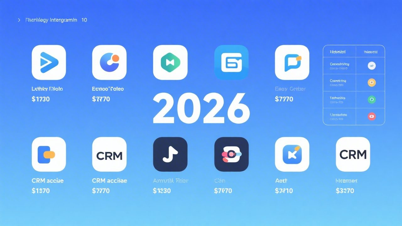 2026年十大CRM软件对比：功能、价格与适用场景