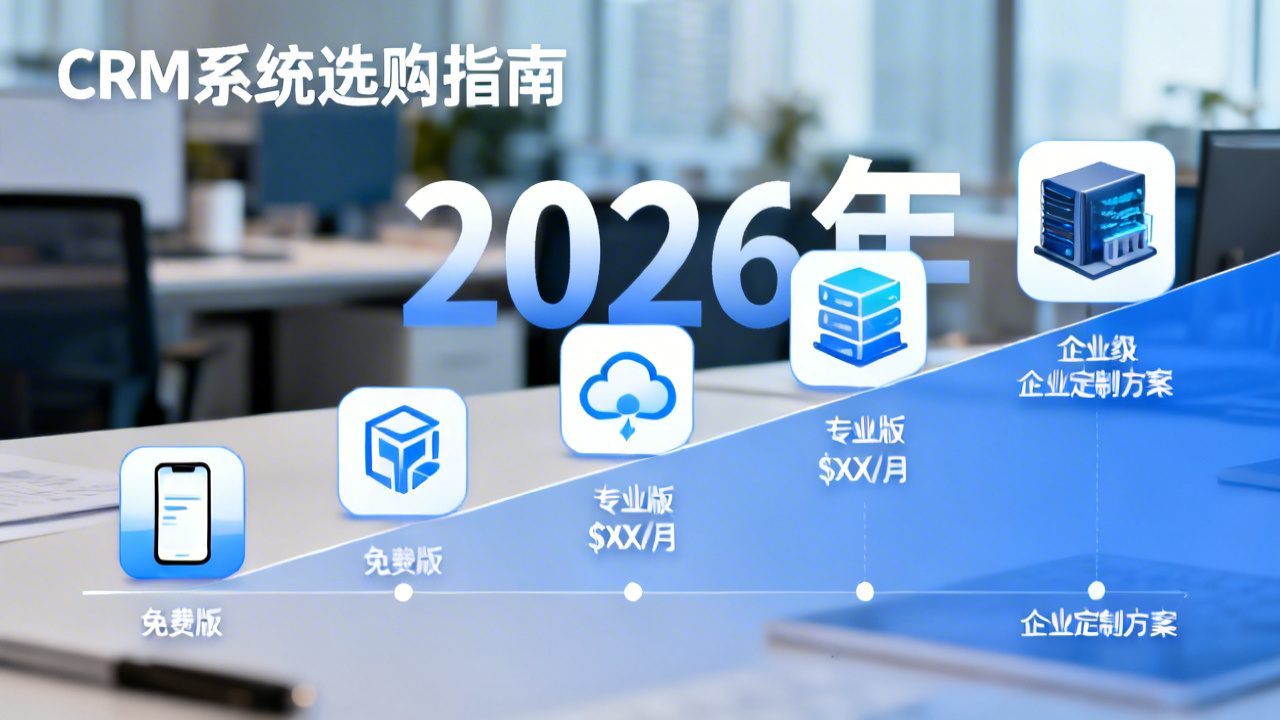 2026年CRM系统价格全解析：从免费到企业级的成本比较