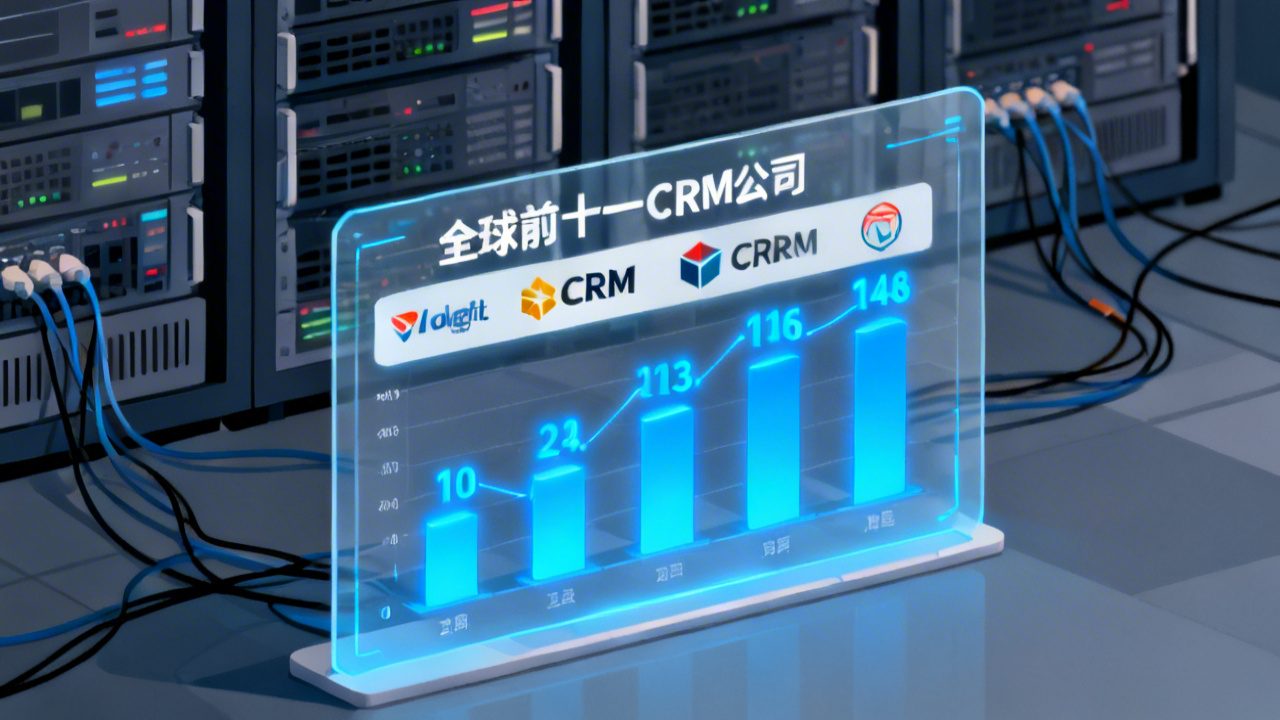 CRM排名前十的公司