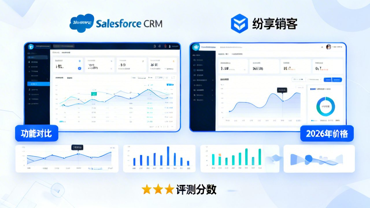 Salesforce、纷享销客2026年价格横向评测
