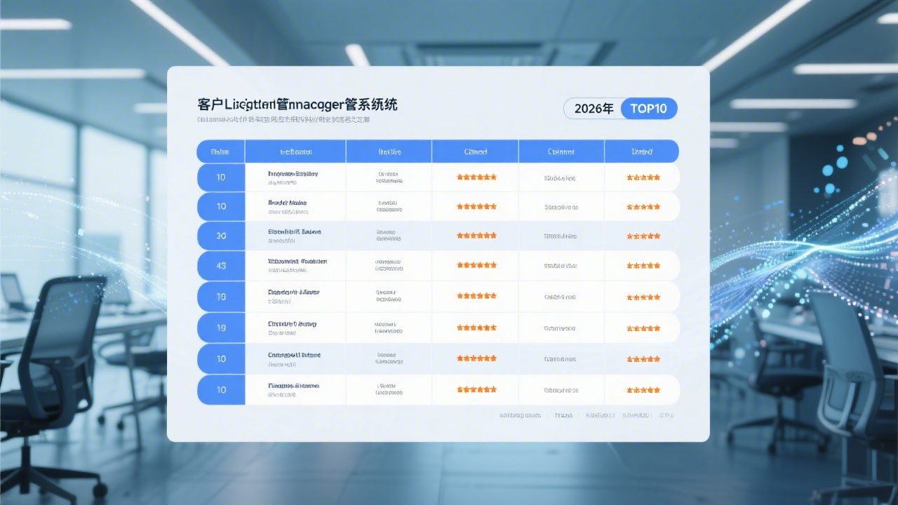 2026年TOP10客户生命周期管理系统功能对比表