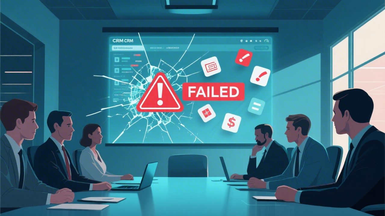 2026年CRM系统实施失败案例：7个常见错误与规避方法