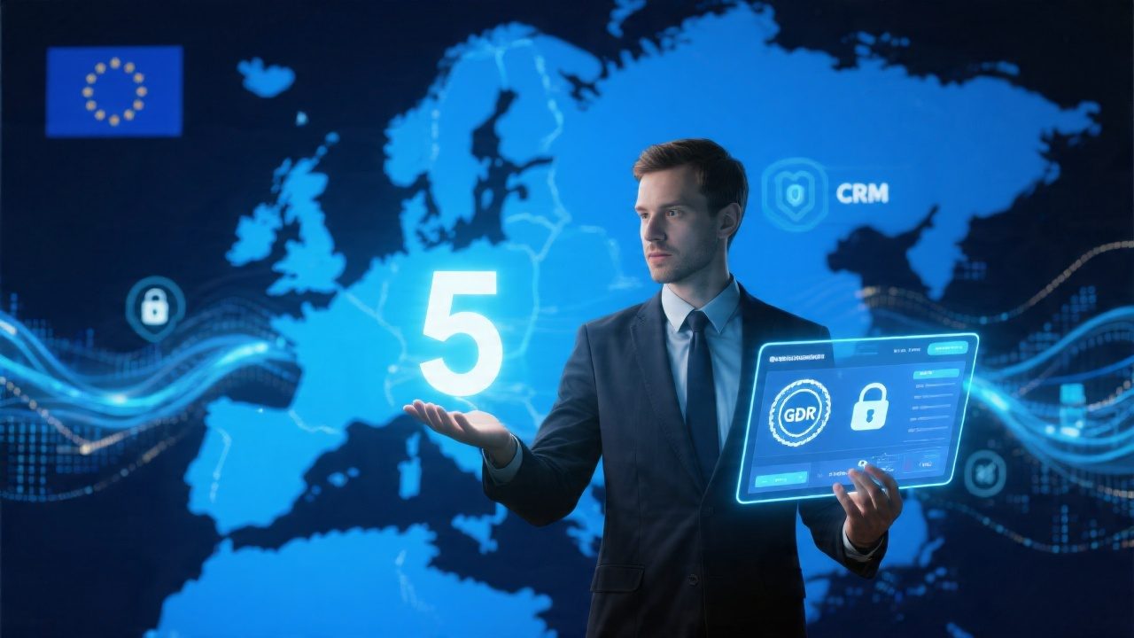 2026年GDPR合规CRM解决方案TOP5：出海欧洲必备