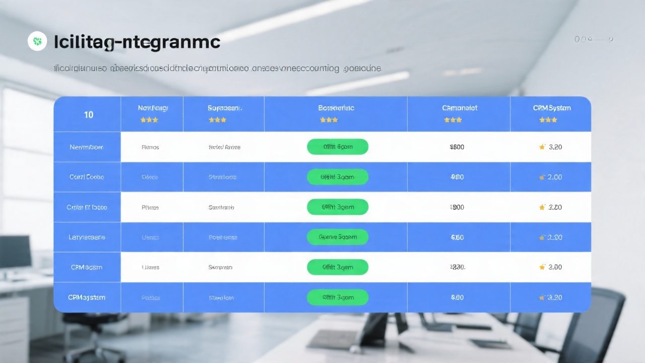 2026年十大高性价比CRM系统功能对比表