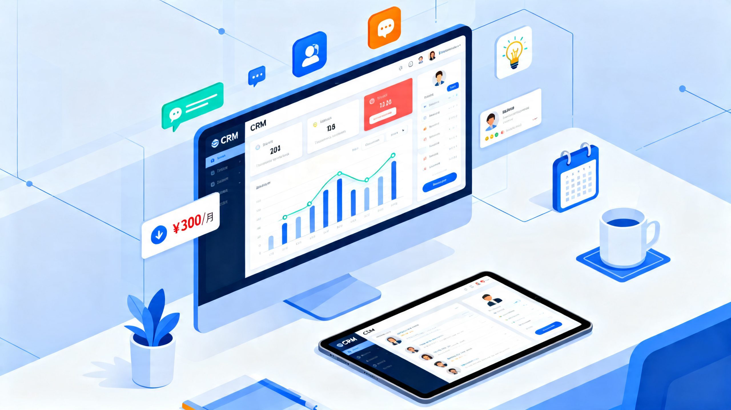2026年销售团队必看：月费300元以下的优质CRM推荐