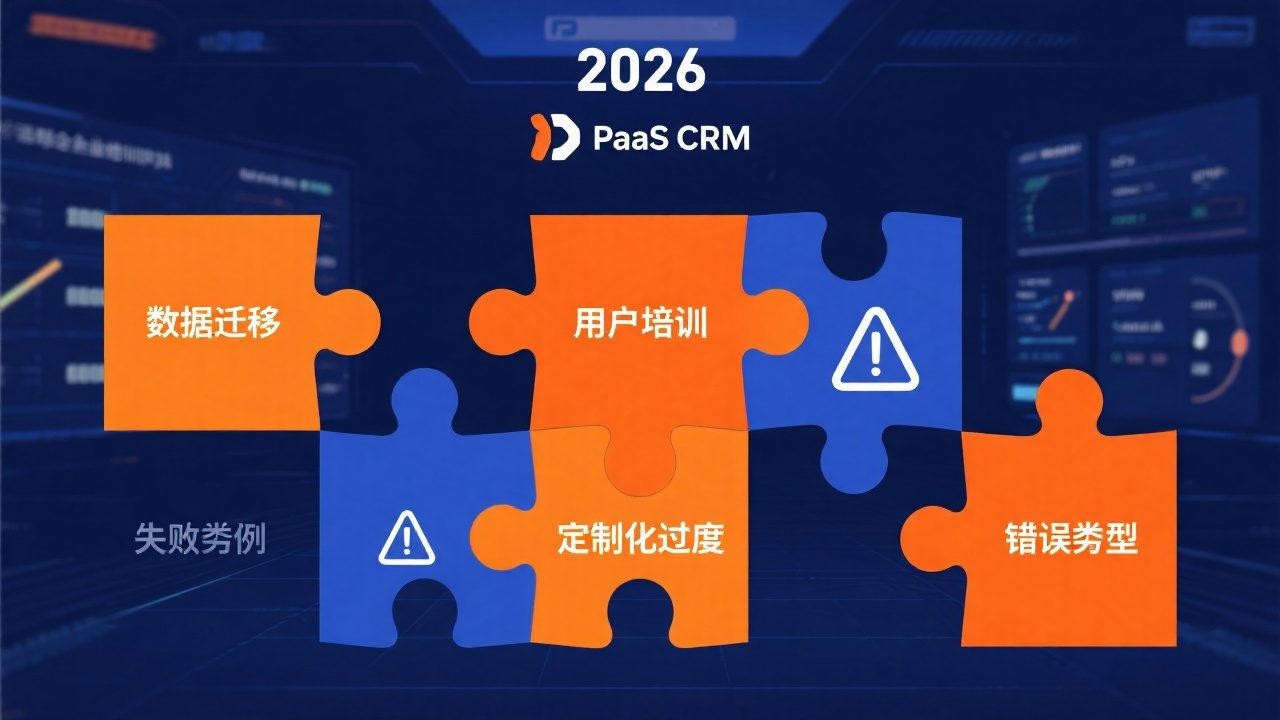 PAAS平台CRM实施失败案例分析：2026年避免这6个常见错误