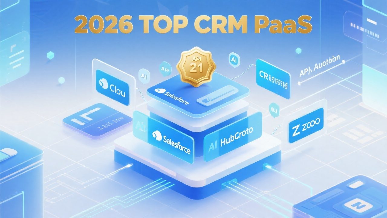 2026年领先PAAS平台CRM供应商排名