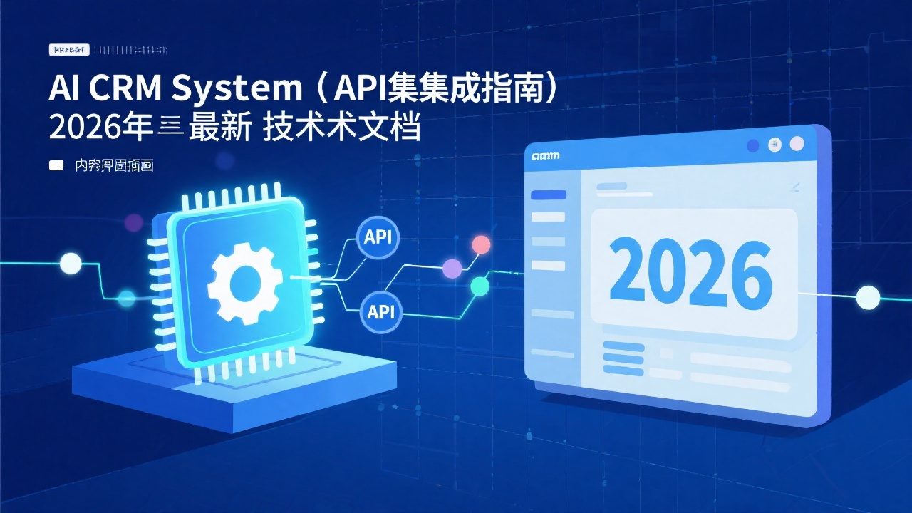 AI CRM系统API集成指南：2026年最新技术文档