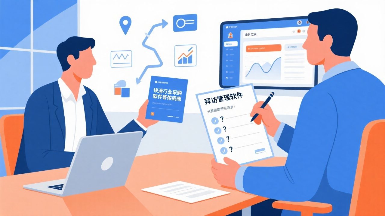 快消企业采购必问：拜访管理软件供应商的7个关键问题