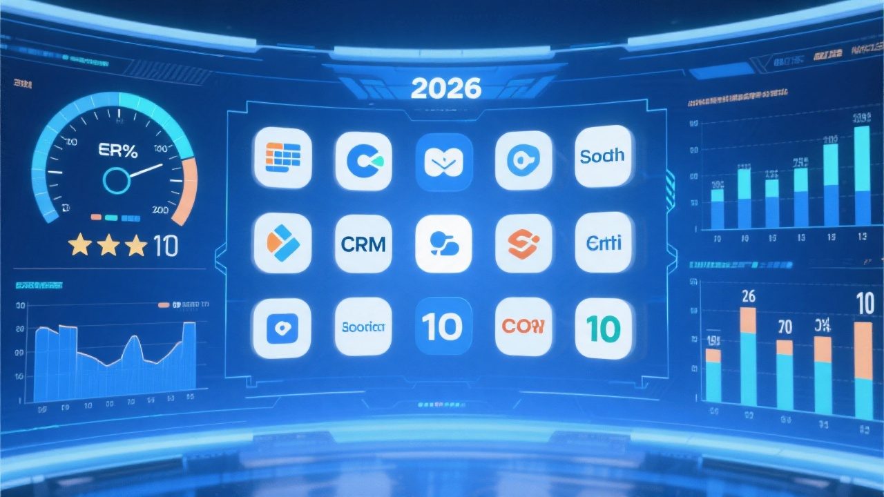 2026年CRM排名前十公司市场份额与口碑排行