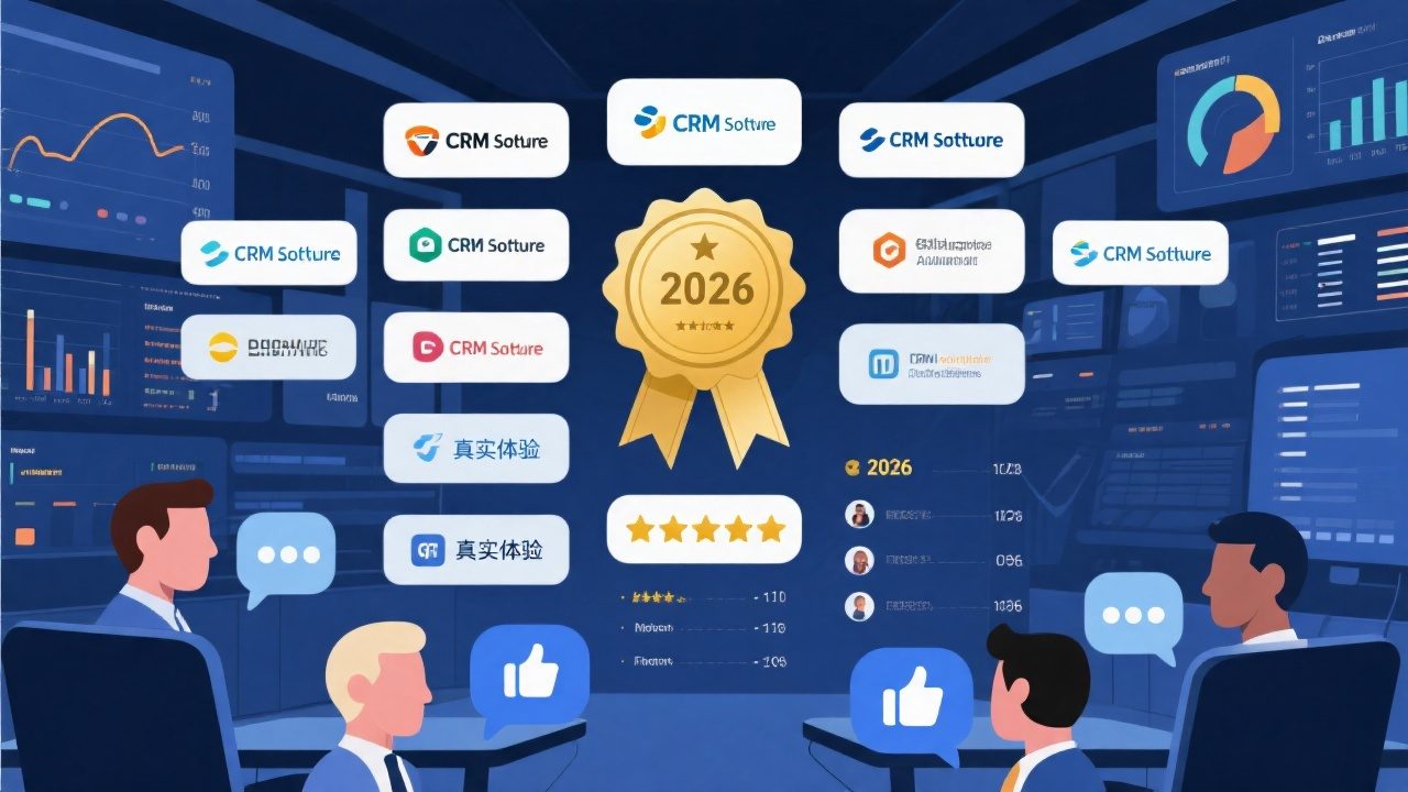 CRM排名前十公司用户评价：2026年真实使用体验汇总