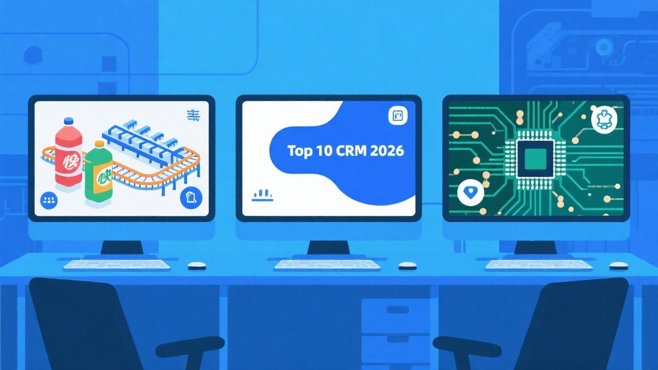 2026年CRM排名前十公司行业解决方案：快消/制造/高科技行业