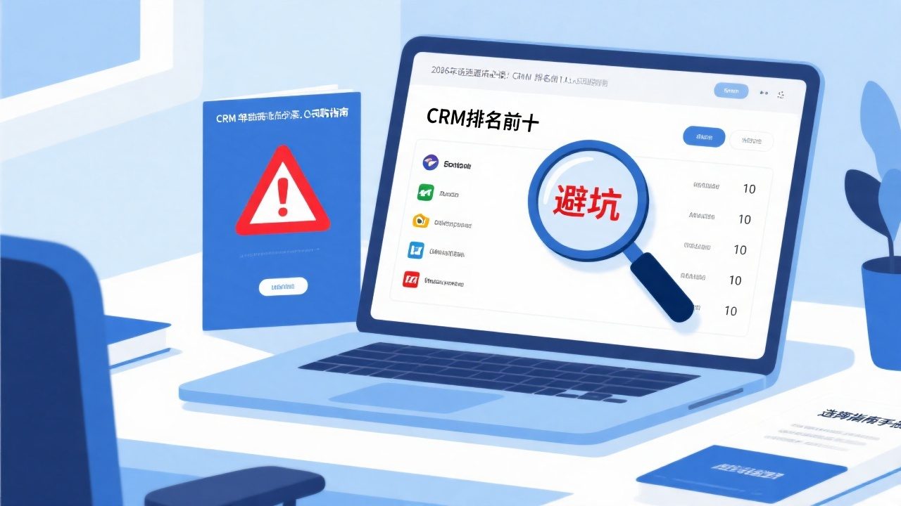 2026年选型避坑必读：CRM排名前十公司购买指南