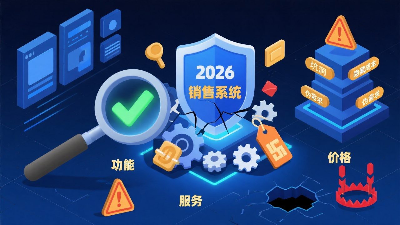 2026销售系统软件采购避坑指南：价格、功能与服务全面解析