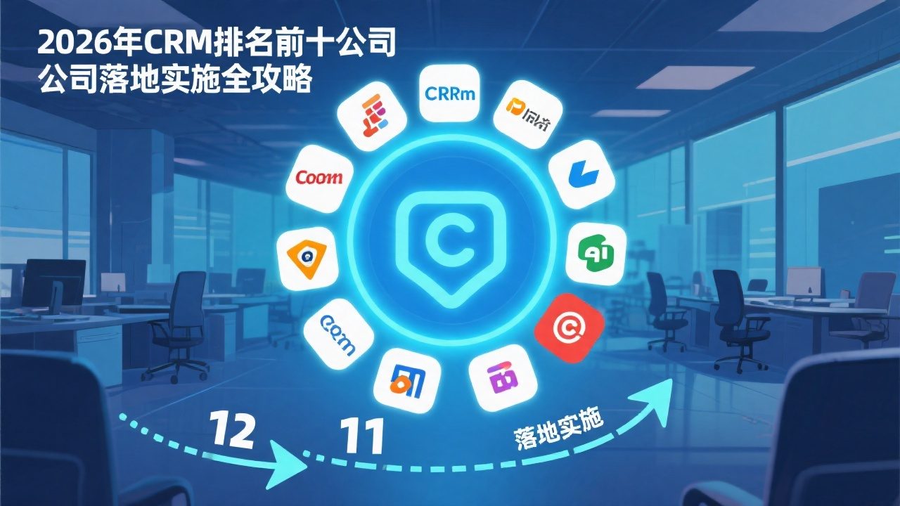 2026年CRM排名前十公司落地实施全攻略