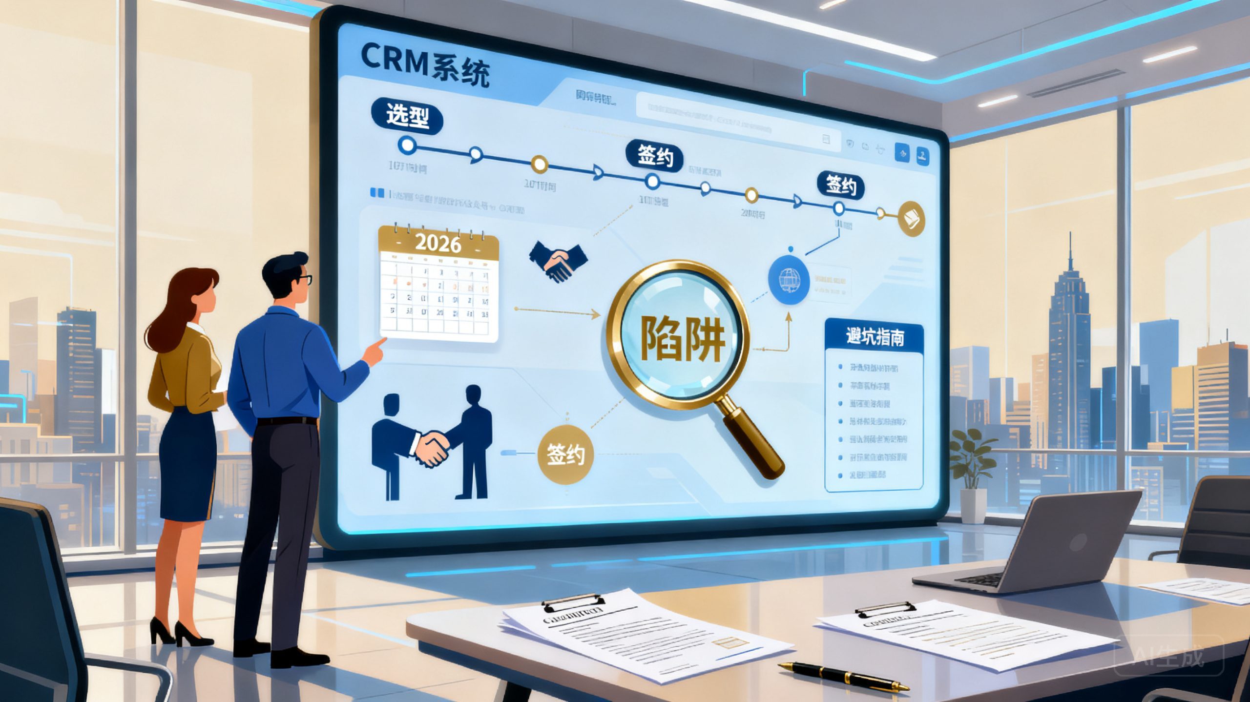 从选型到签约：2026年大中型企业CRM采购全流程避坑手册