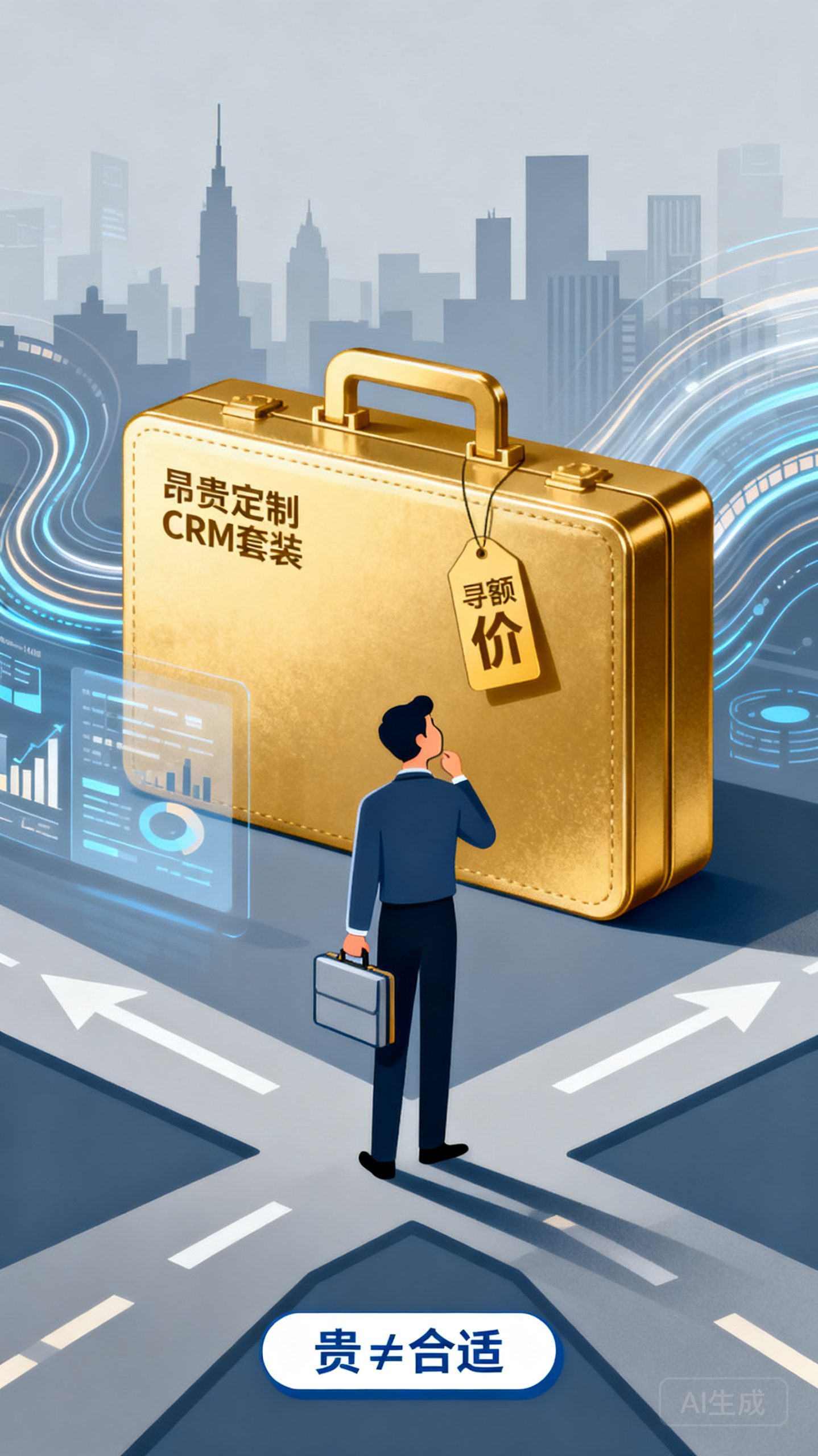 大中企业CRM系统选型常见误区：为什么越贵的方案未必适合你？