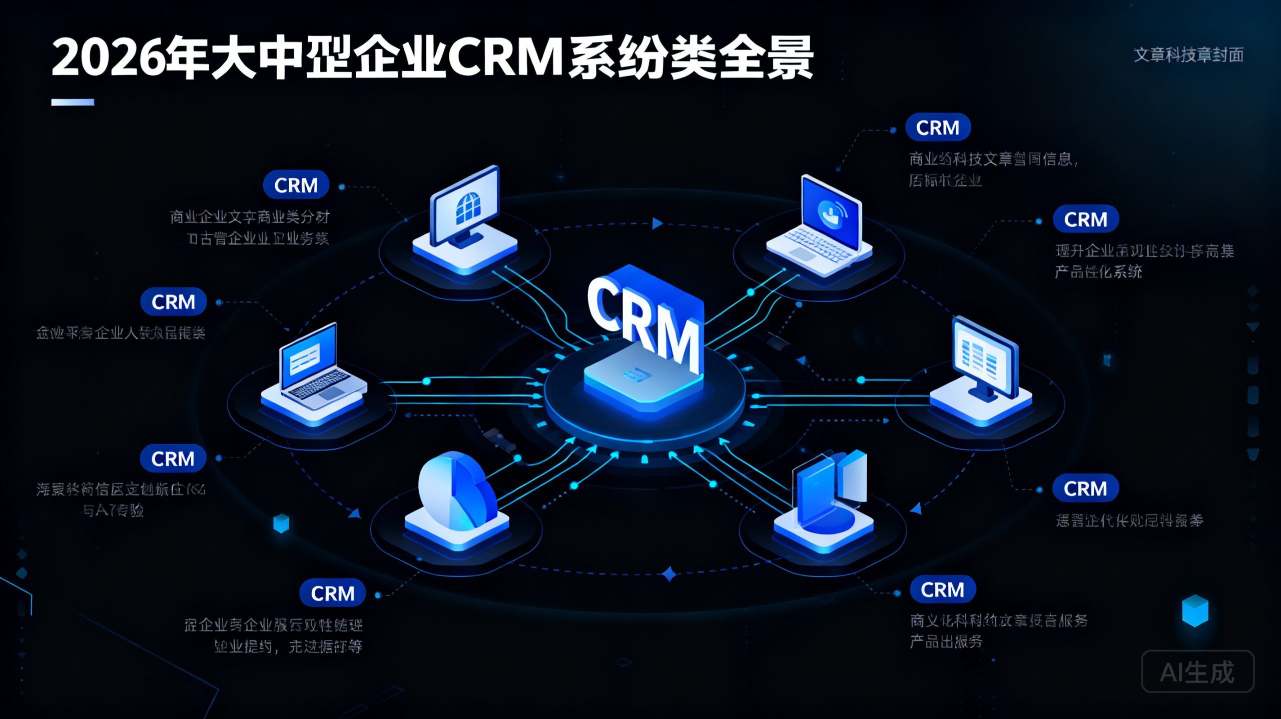 大中型企业CRM客户管理系统有哪些？2026年最新版分类全景图