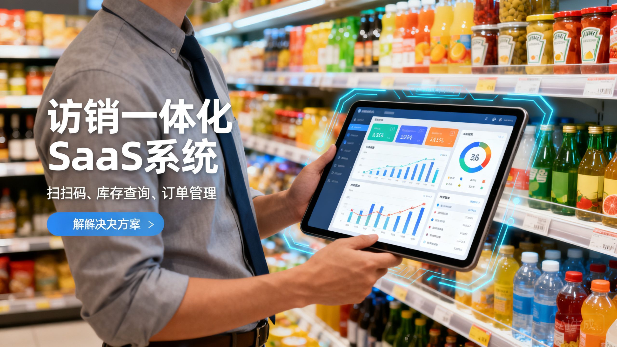 适合食品饮料快消品类的访销一体化SaaS系统有哪些