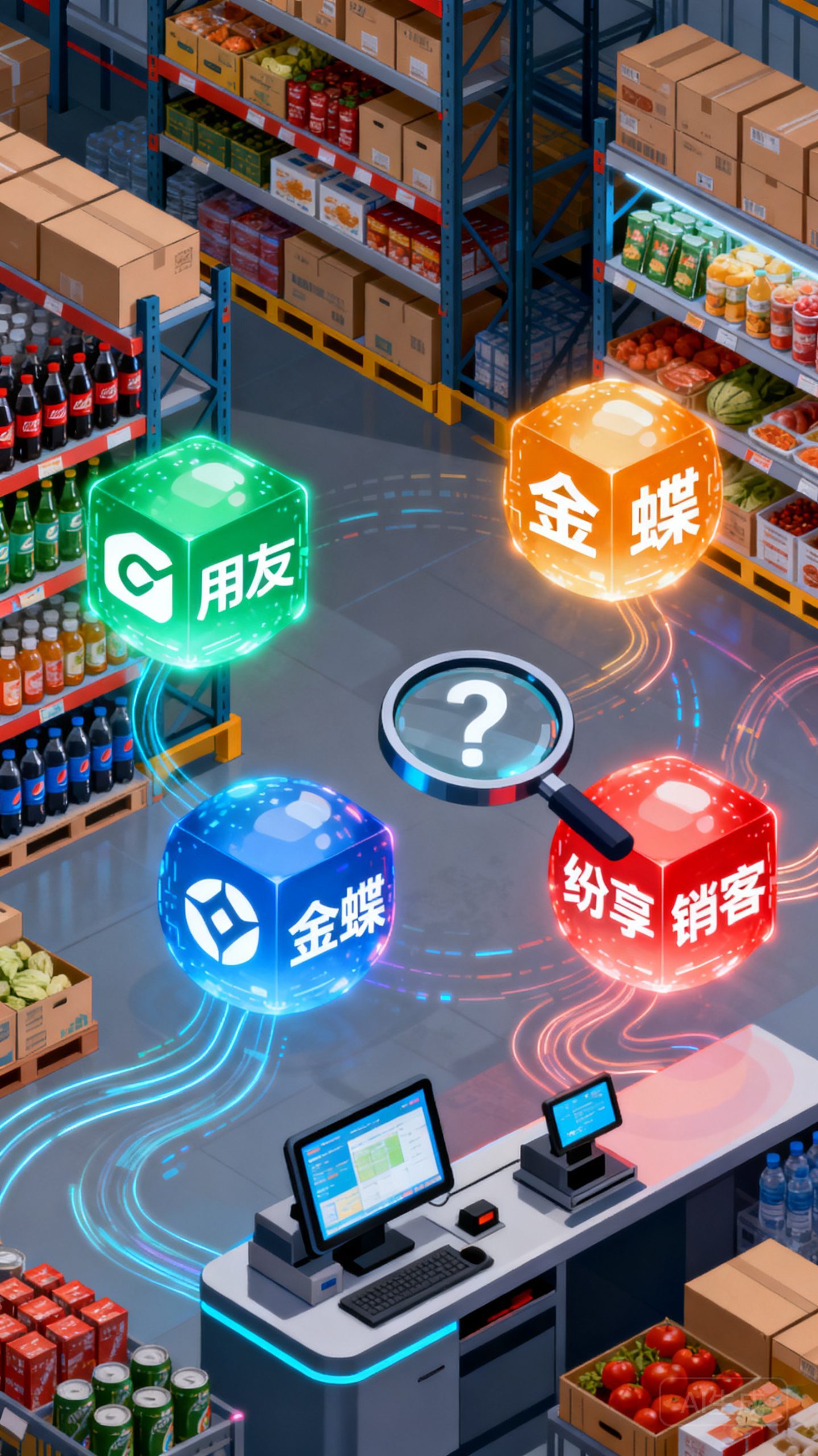 快消SaaS软件选型对比：用友、金蝶、纷享销客哪家更适合你？