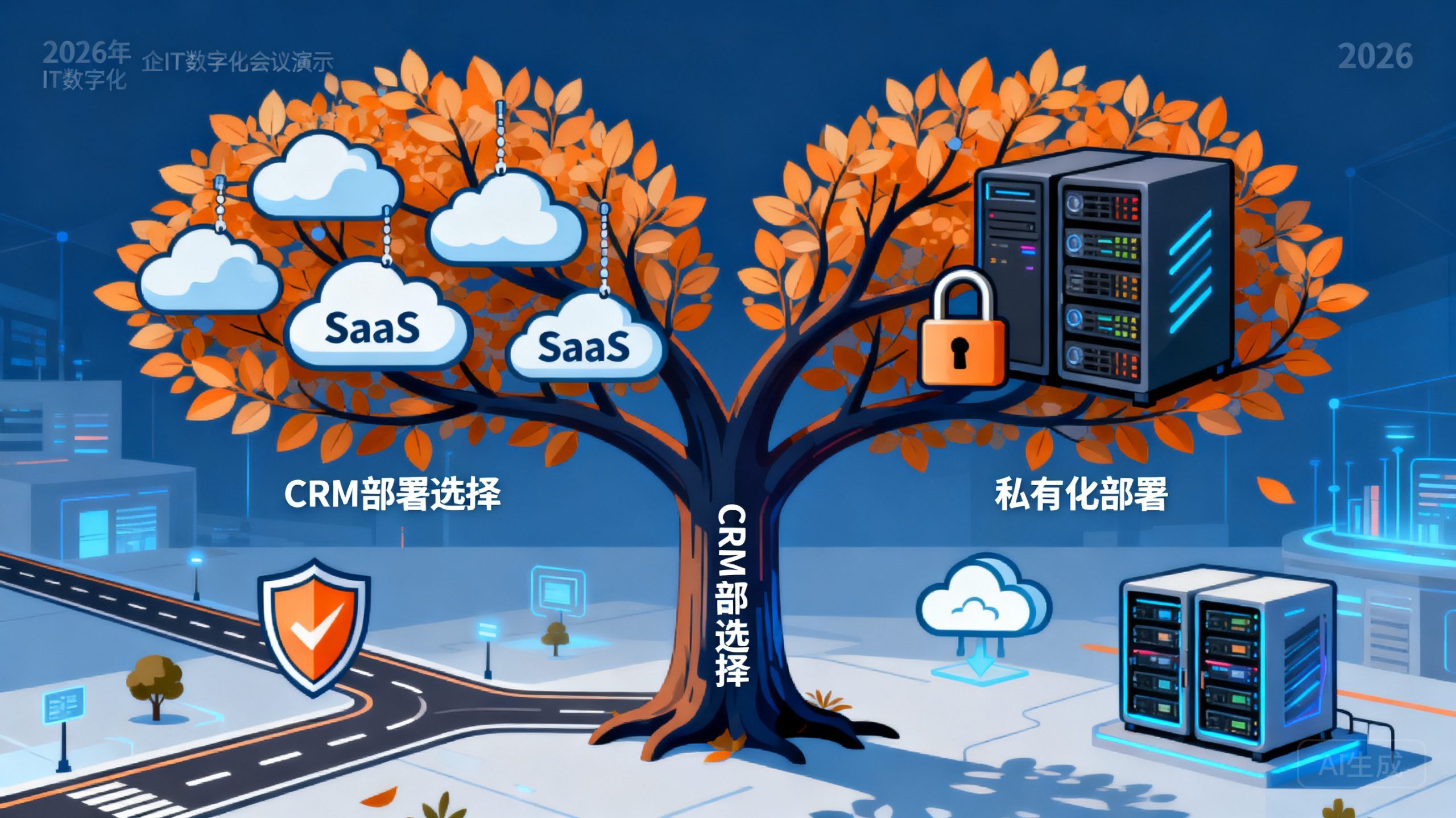 SaaS还是私有化部署？2026年大中企业CRM部署方式终极决策树