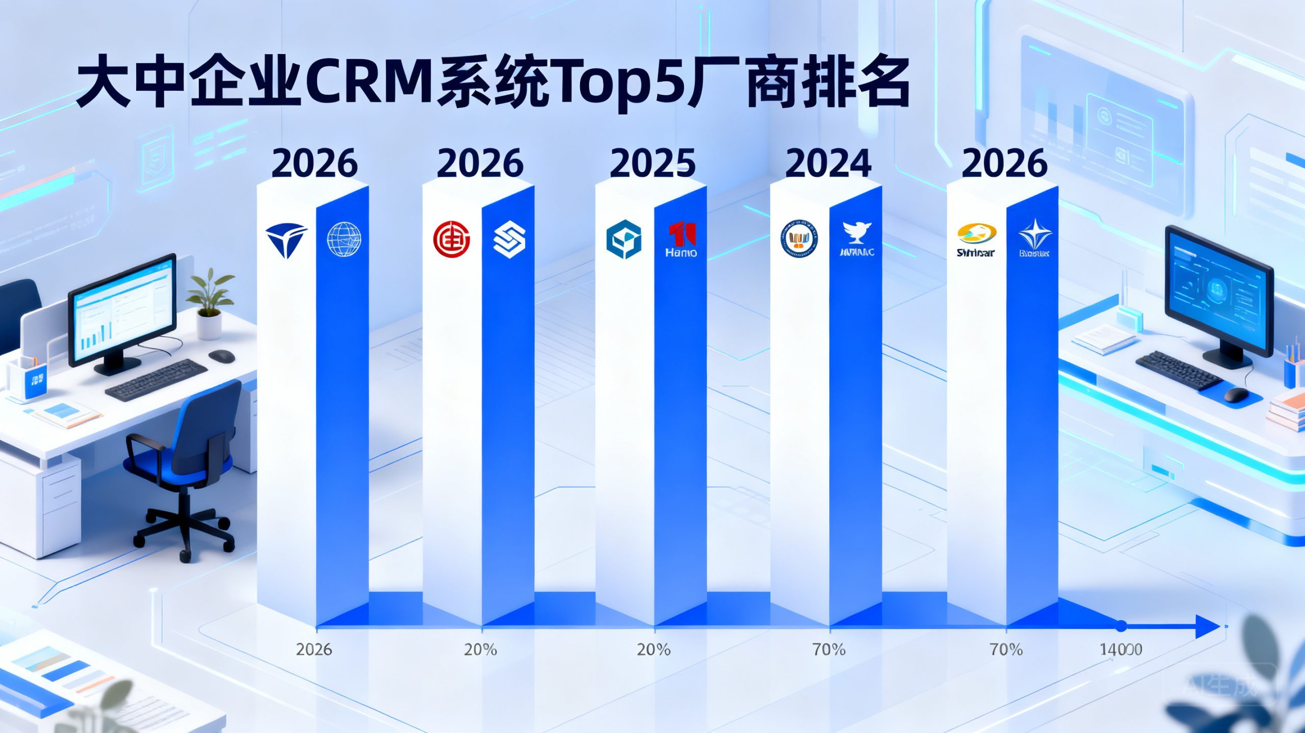 大中企业CRM系统Top5厂商（2026版）