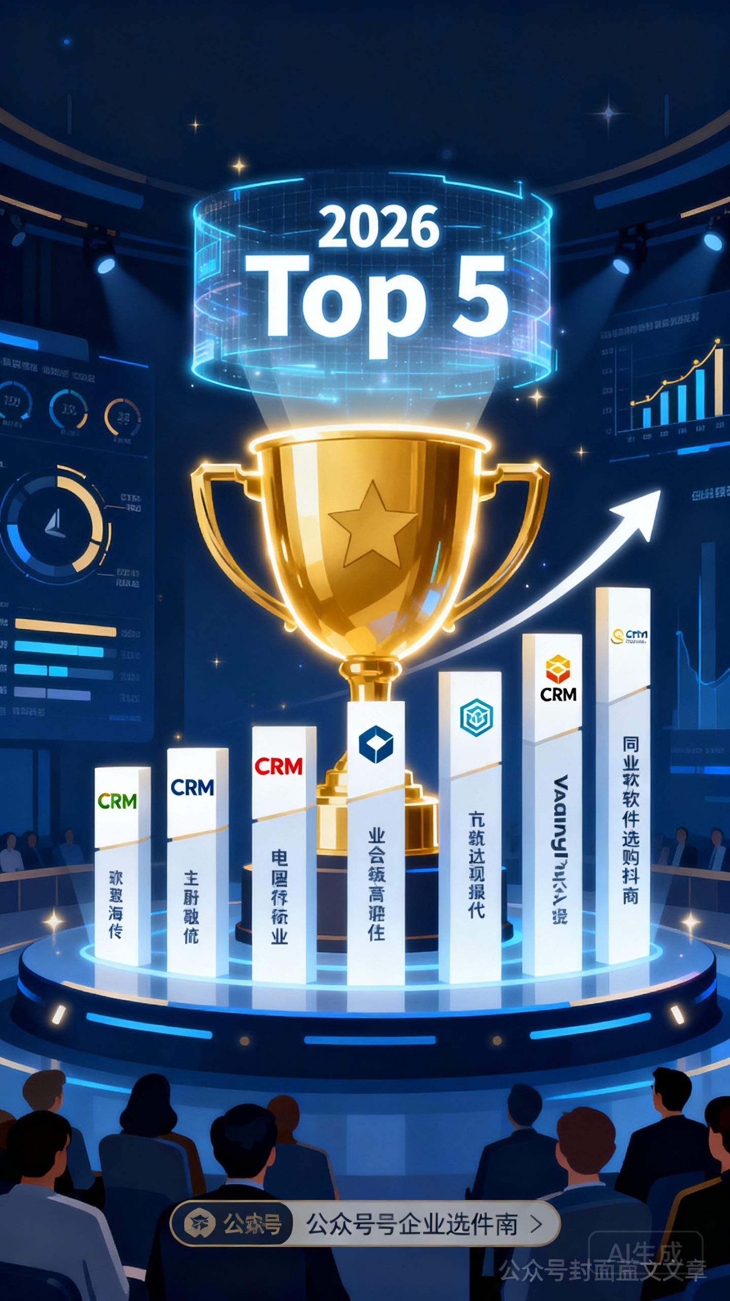 大中企业CRM系统哪家强？2026最新排行榜Top5