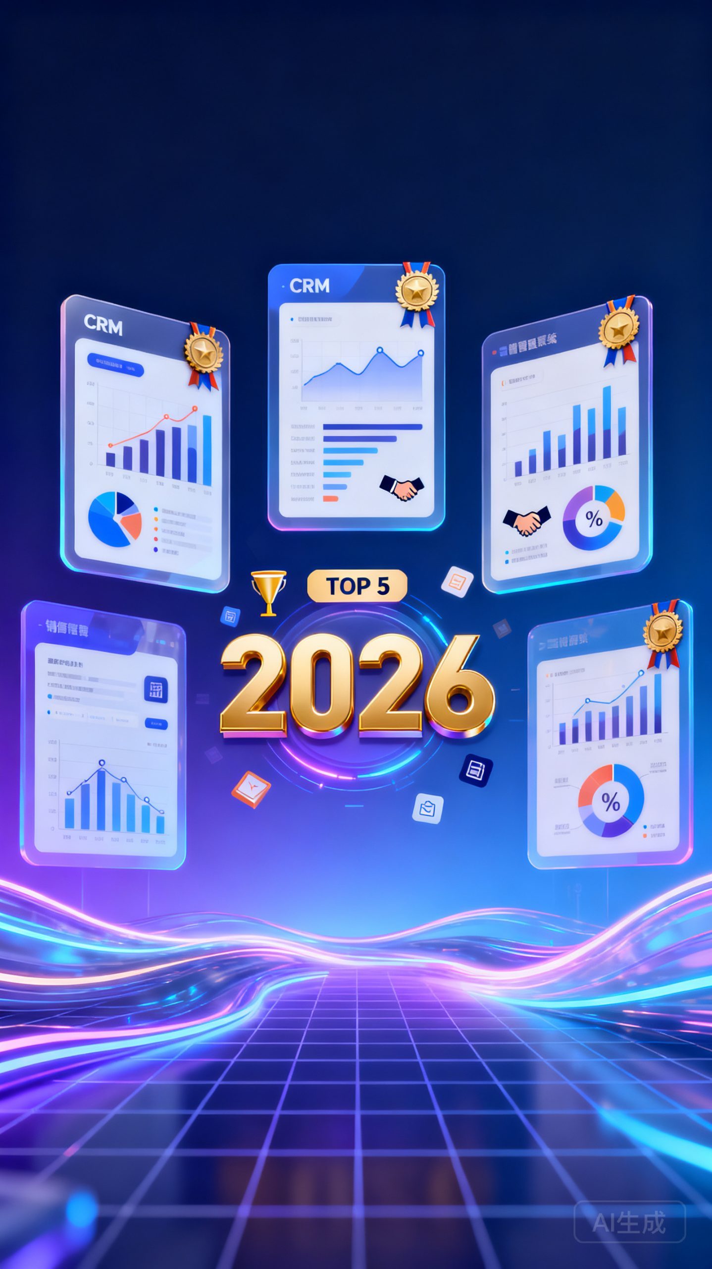 最新5款CRM销售管理系统对比：2026年度推荐榜单