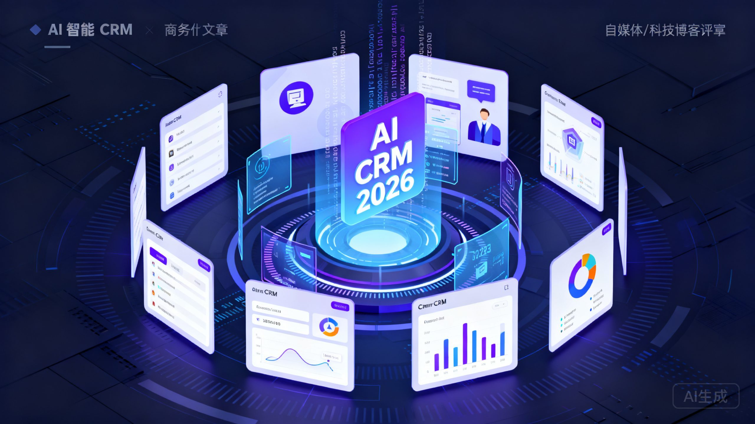 10款主流AI智能CRM深度评测：2026年实施落地与最佳实践
