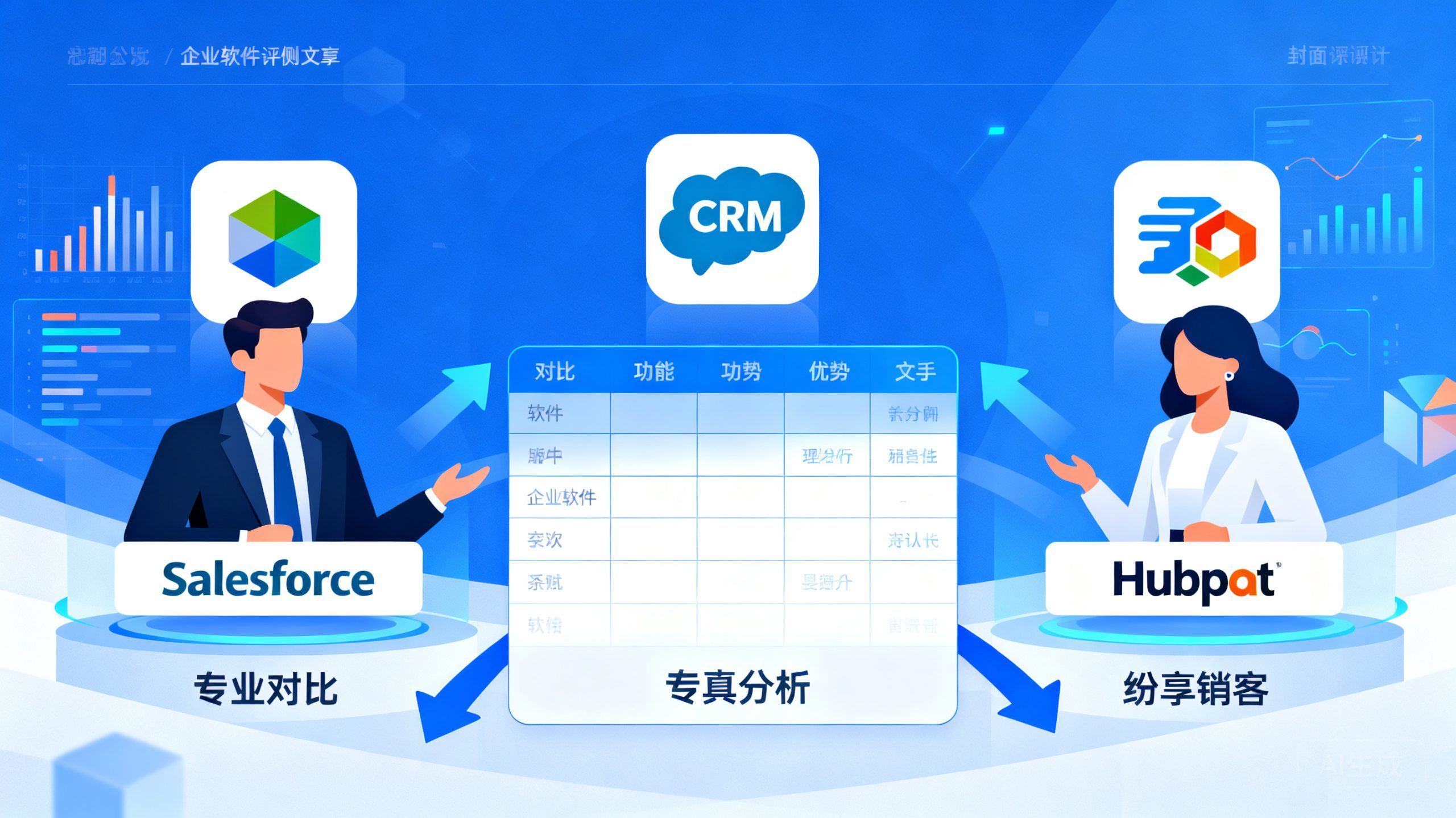 顶级大中型企业CRM销售管理系统功能对比：Salesforce vs HubSpot vs 纷享销客