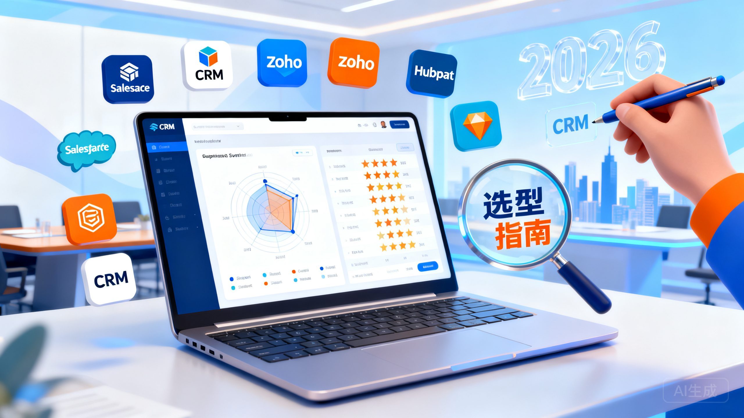 2026年大中型企业CRM选型指南：10款专业软件深度对比