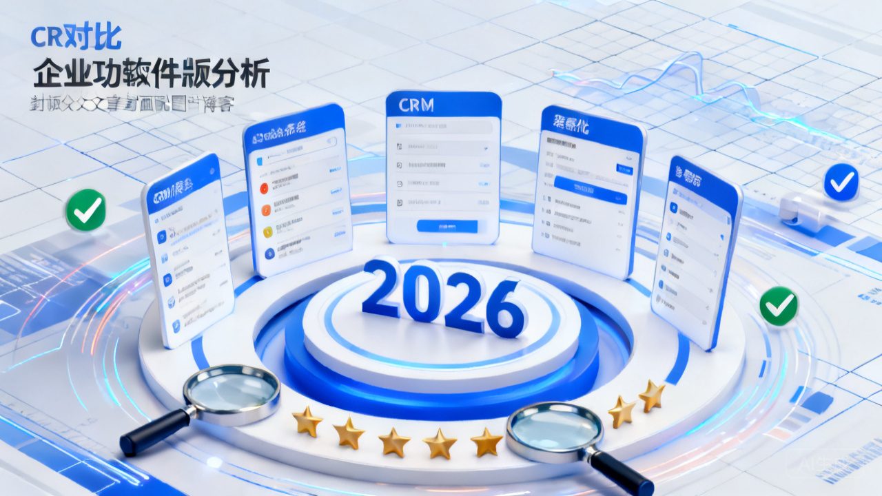 5款靠谱CRM系统2026年企业版功能对比：选型不再纠结