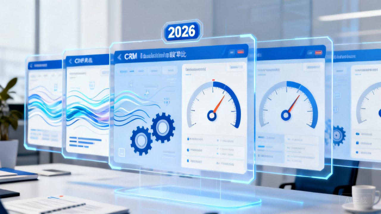 效率对比：2026 大中型企业 CRM 自动化流程功能测评