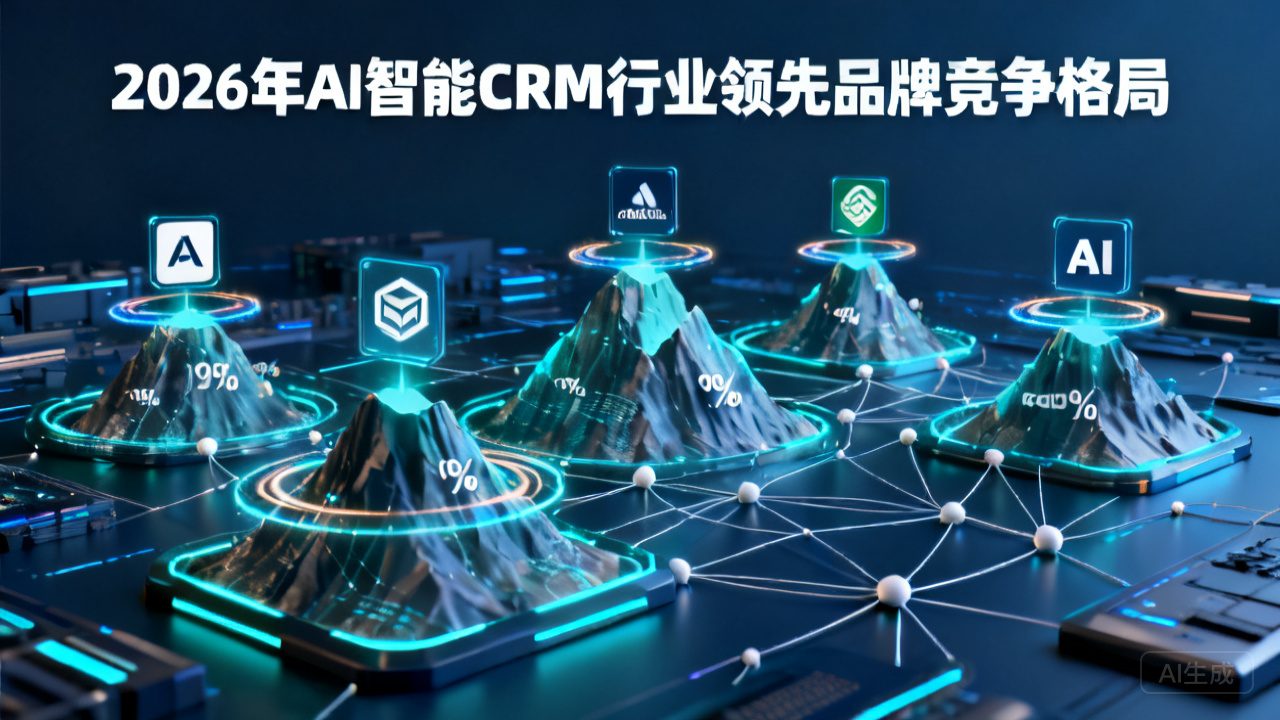 2026年AI智能CRM行业报告：排名前五品牌市场份额与趋势解读