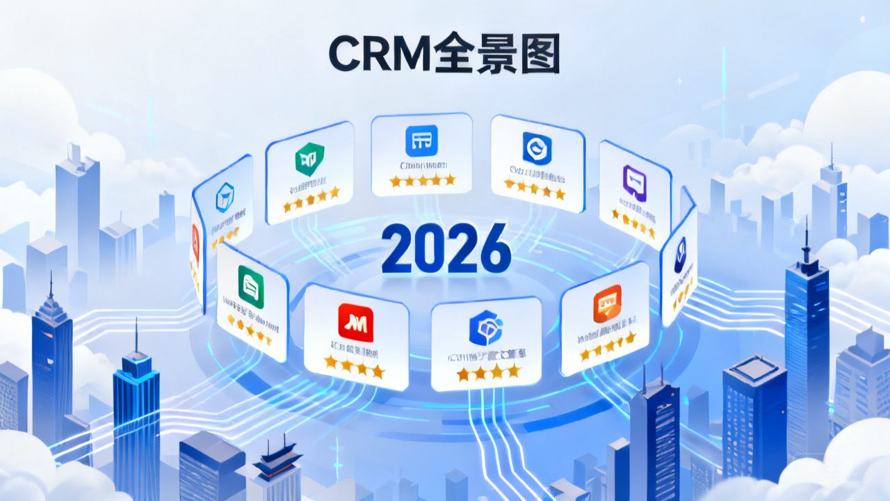国内好用的CRM软件有哪些？2026年主流10款CRM产品全景图